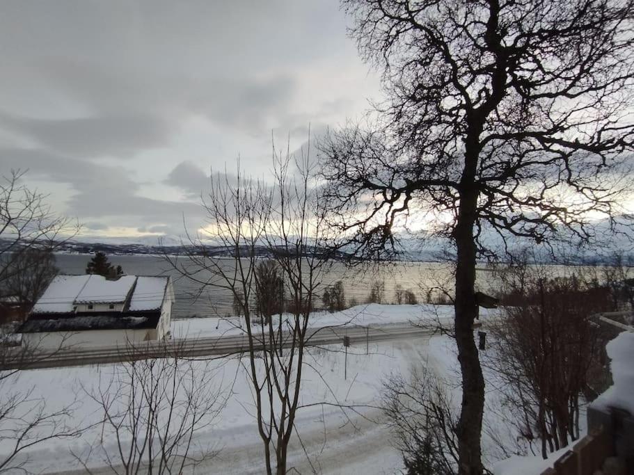 Apartment In Tromso With Sea And Mountain View Bagian luar foto